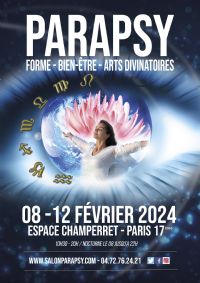 Salon Parapsy 2024. Du 8 au 12 février 2024 à PARIS. Paris.  10H30